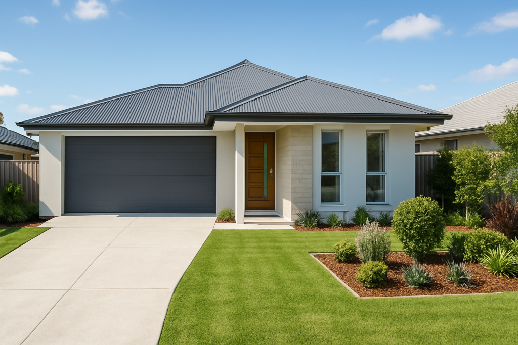 New Home Builder showcasing a modern family home design in Ipswich.