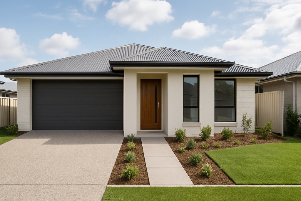 New home builder completed house in Moreton Brisbane, showing what to ask before signing a building contract